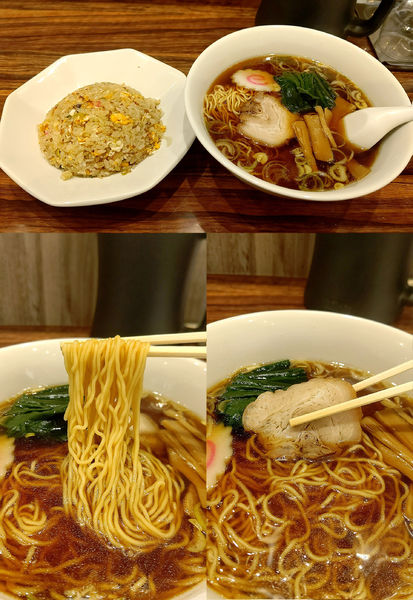 「『ラーメン 半チャーハンセット(¥900)』」@泰鵬 駅前店の写真