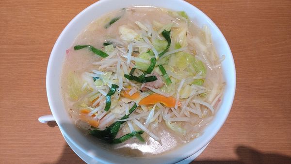 「野菜たっぷりタンメン」@日高屋 鎌ケ谷初富店の写真