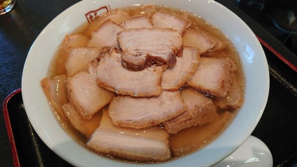 「メガ盛り焼豚ラーメン1180円(特別限定)」@喜多方ラーメン坂内 本庄店の写真