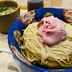 昆布水つけめん￥900 肉ワンタン×2 海老ワンタン×2￥2