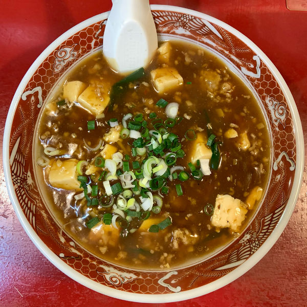 「麻婆ラーメン（850円）」@大衆中華専門ながづきの写真