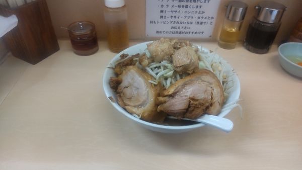 「ラーメン　(麺少なめ)」@自家製ラーメン 大者の写真