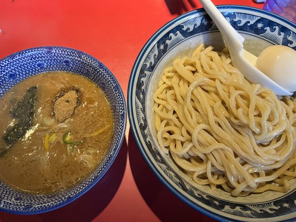 「つけ麺（大盛）＋ランチサービス玉子」@らーめん・つけめん こてんぱんの写真