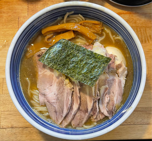 「ちゃーしゅーご飯セット、大盛り、ちゃーしゅー、味付けたまご」@こうかいぼうの写真