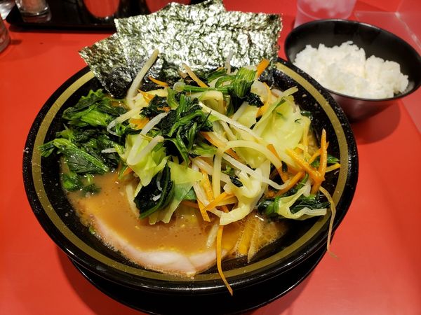 「ラーメン 野菜畑 ライス」@環2家 蒲田店の写真