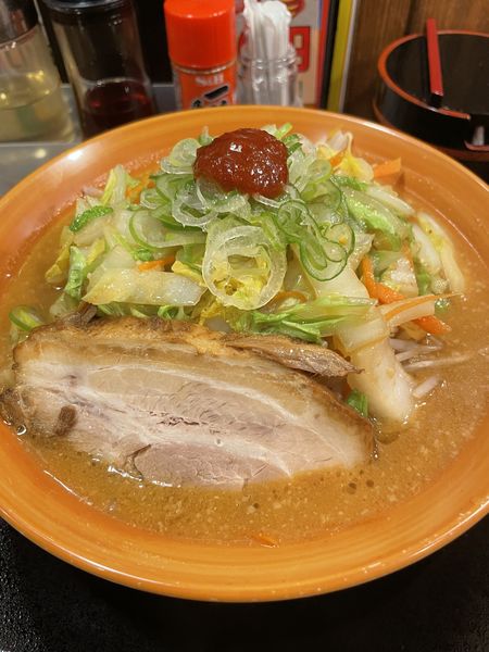 「野菜味噌らーめん¥1,000」@麺屋むげんの写真