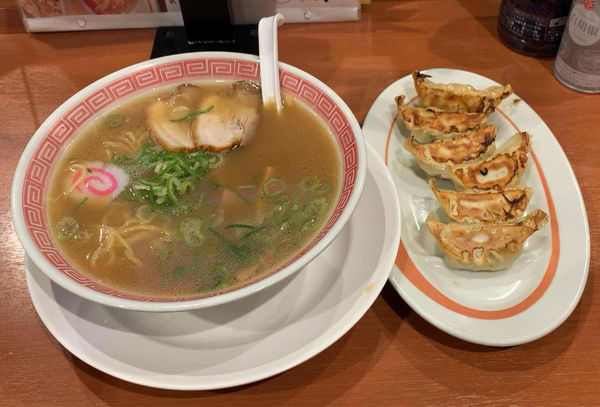 「喜伝らーめん ロカボ麺 餃子(極)」@幸楽苑 千葉おゆみ野店の写真