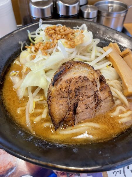 「限定濃厚味噌ラーメン」@創作らーめん 小川流 二本松店の写真