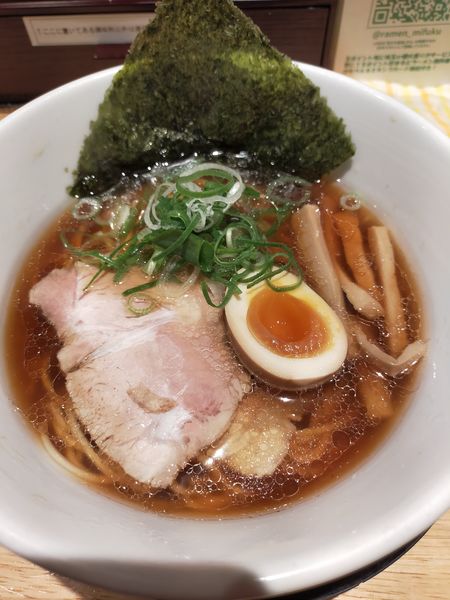「焼きあご醤油麺」@らーめん みふくの写真