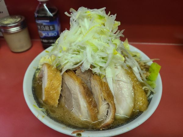 「小豚　ネギ」@ラーメン二郎 桜台駅前店の写真