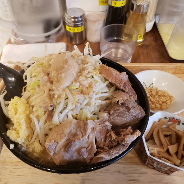 「豚嵐ラーメン＋メンマ＋生姜」@ラーメン豚嵐の写真