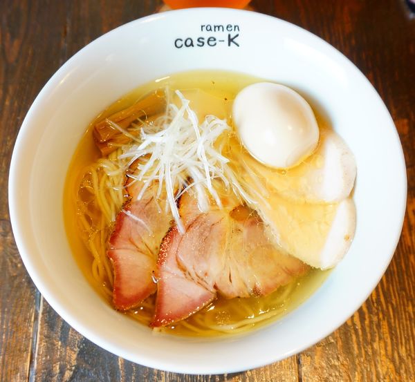 「特製らぁめん（塩）＋クラフトビール①」@ramen case-Kの写真