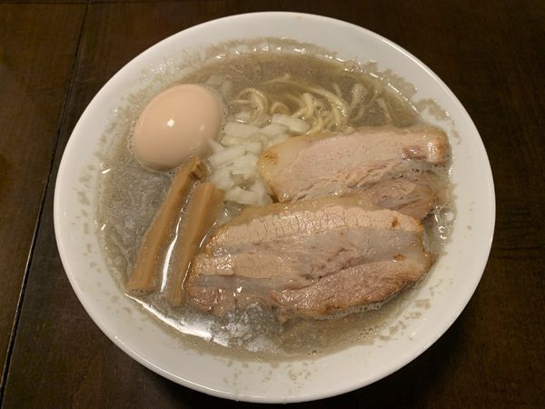 「煮干しそば+味付+あえ玉 ￥820+￥110+￥200」@ラーメン屋 ステイゴールドの写真