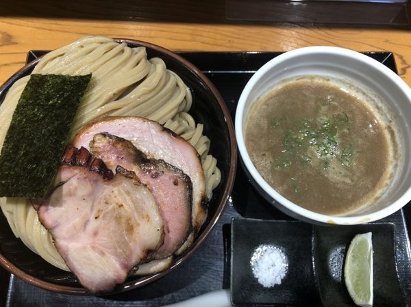 「チャーシューつけ蕎麦、大」@中華蕎麦 ひら井の写真