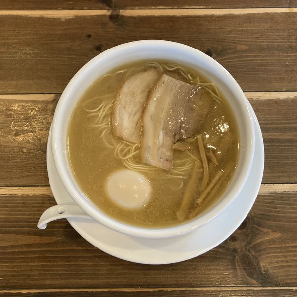 「塩ラーメン【煮たまご】」@如水 西春店の写真