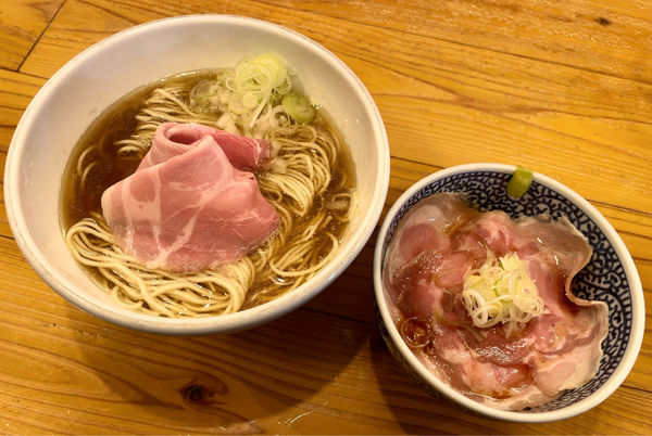 「煮干し & ミニチャーシュー丼」@まほろばの写真