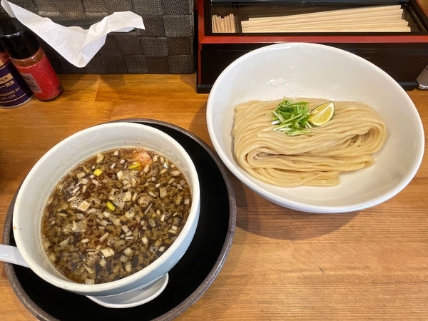 「鶏ももつけ麺」@清麺屋の写真