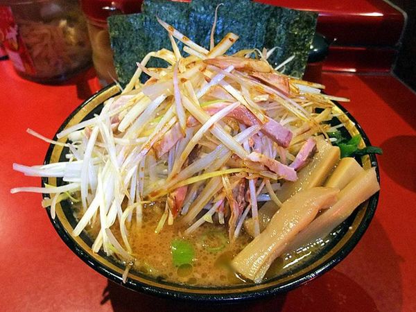 「ネギチャーシュー 極太メンマ」@厚木家の写真