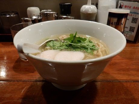 「淡麗鶏そば（塩）」@鶏そば みた葉の写真