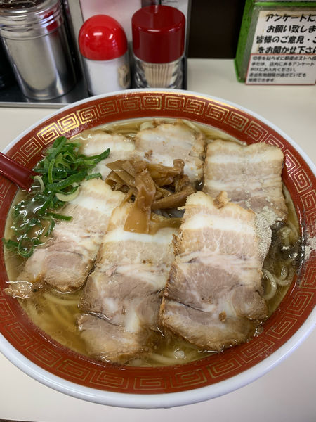 「チャーシュー大盛り」@レトロ門司港ラーメン 大平山 門司港本店の写真