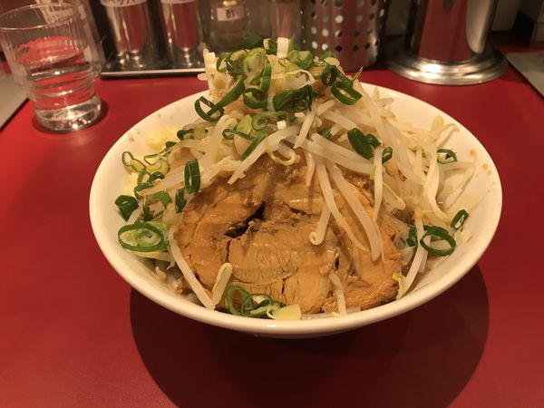 「らーめん 濃厚(ミニ) 850円」@豚らーめん ミドリカワの写真