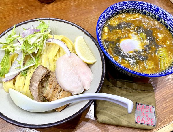 「煮干カレーつけ麺＋追い飯」@麺や百日紅の写真