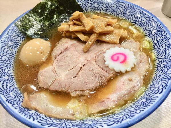 「【限定】特製モチモチ中華そば【1250円】」@煮干しつけ麺 宮元の写真