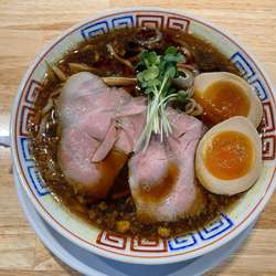 サバ醤油そば　味玉トッピング