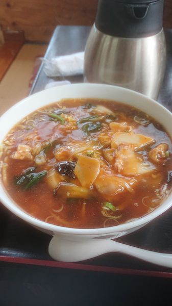 「肉うま煮ラーメン大盛」@萬寿山の写真