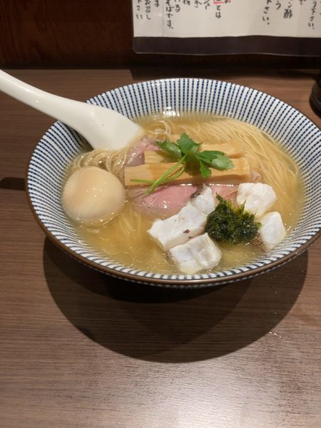 「特製芳醇真鯛そば 大盛」@寿製麺よしかわ 坂戸店の写真