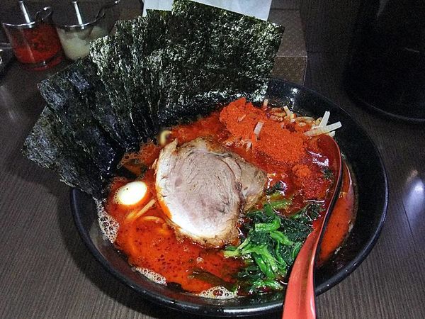 「旨辛・大辛 海苔増し」@横浜家系ラーメン 源絆家の写真