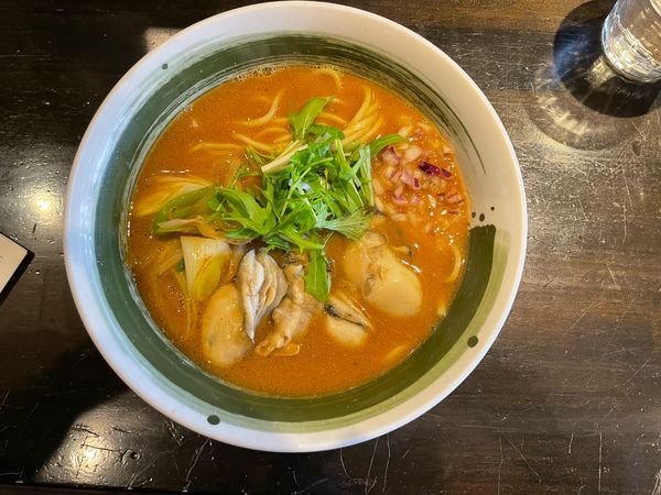 「牡蠣味噌そば」@はる樹の写真