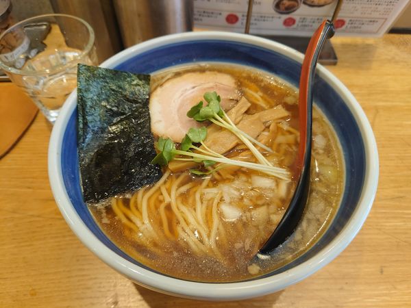 「双麺らーめん醤油 大盛り」@双麺 錦糸町本店の写真