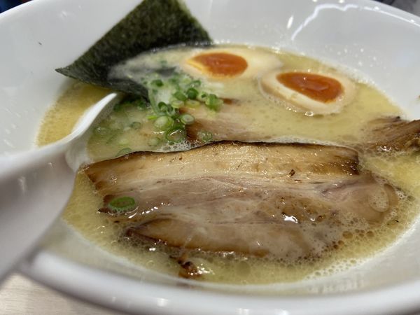 「味玉鶏白湯ラーメン塩」@麺匠 鶏吟 保谷店の写真