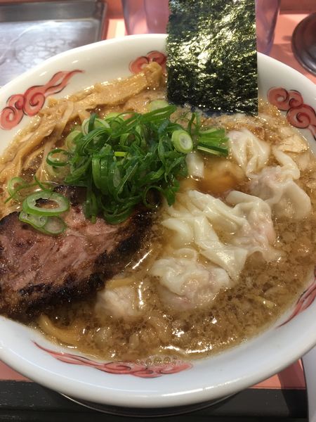 「背脂ジンジャーワンタン麺」@流星軒の写真