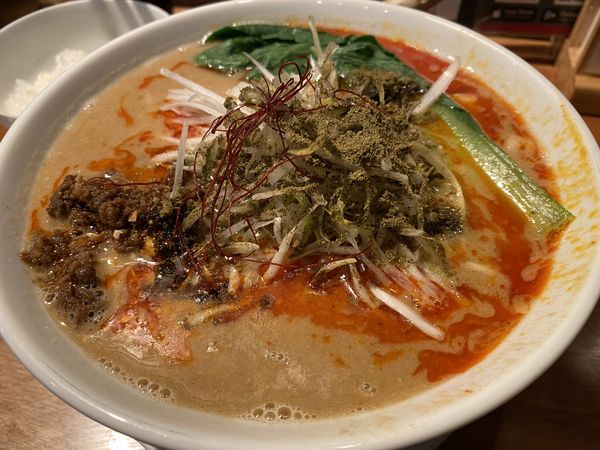 「四川坦々麺〆のチーズリゾット」@四川担々麺 赤い鯨の写真