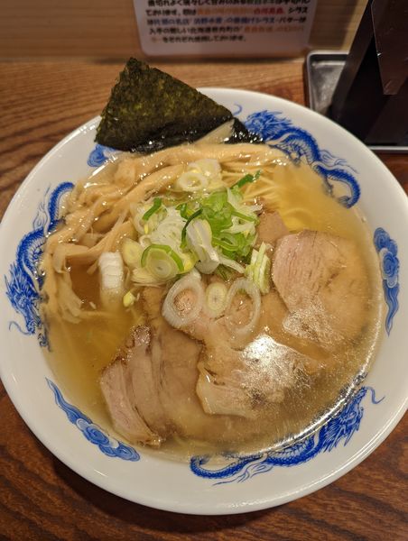 「貝だし中華そば（塩）」@貝だし地鶏中華そば あん藤 えのしま店の写真