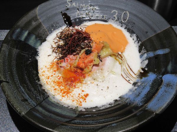 「白サーモン（930円）」@サーモンnoodle3.0の写真