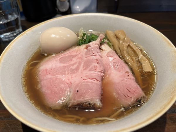 「特製醤油そば」@大磯 海そばの写真