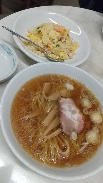 「元祖東京ラーメン650円、五目チャーハン1000円」@祐天寺 来々軒の写真