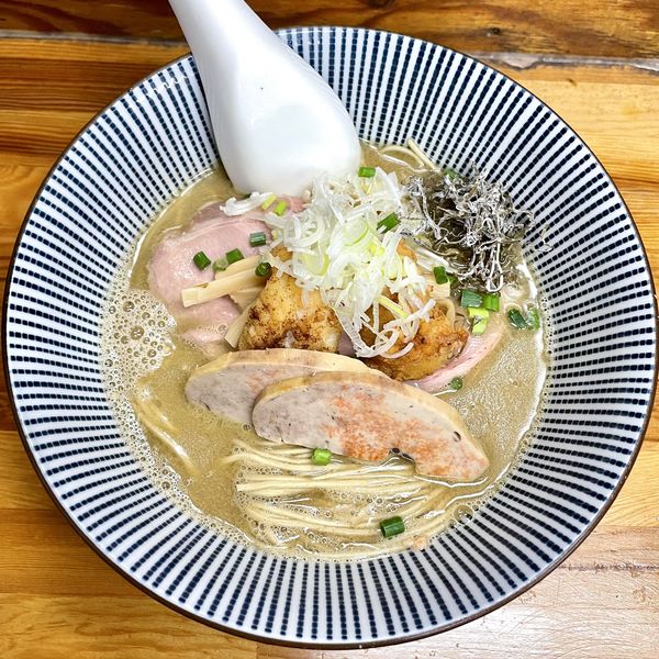 「【限定A】 鮟鱇らーめん ￥990」@中華そば よしかわの写真