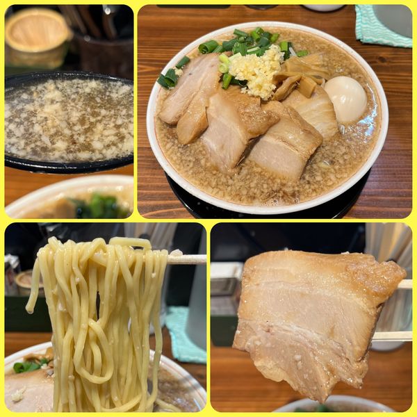 「にんにく背脂チャーシュウ麺¥950+味玉¥0」@スタミナススムの写真