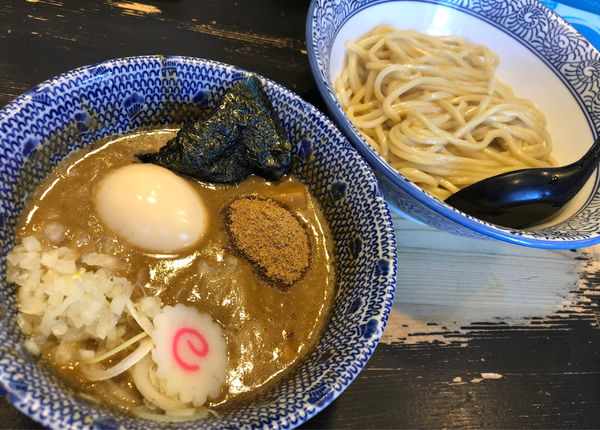 「あつもり(並)＋味玉」@狼煙 〜NOROSHI〜の写真