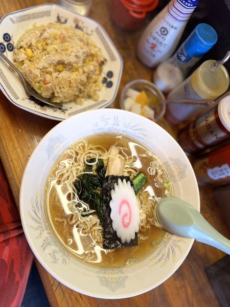 「チャーハンらーめん付き780円」@らーめん 正来の写真