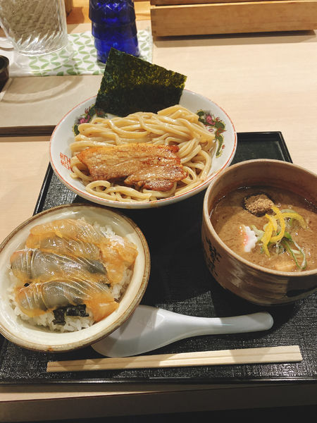 「濃厚魚介つけ麺」@あら炊き中華そば 魚櫓魚櫓の写真