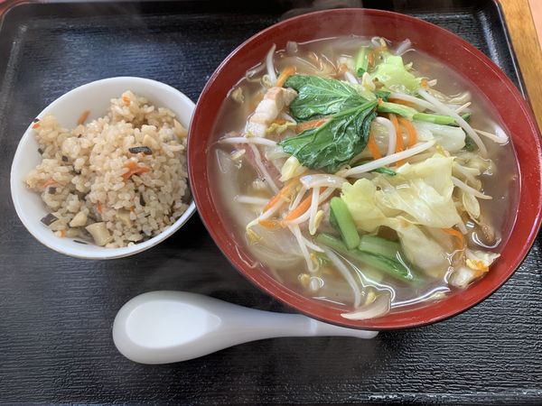 「野菜そば 650円」@じょうとう食堂の写真