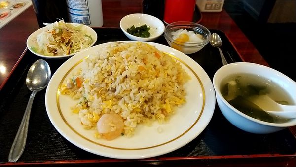 「五目チャーハンセット（７８０円）」@香園 鴨居店の写真