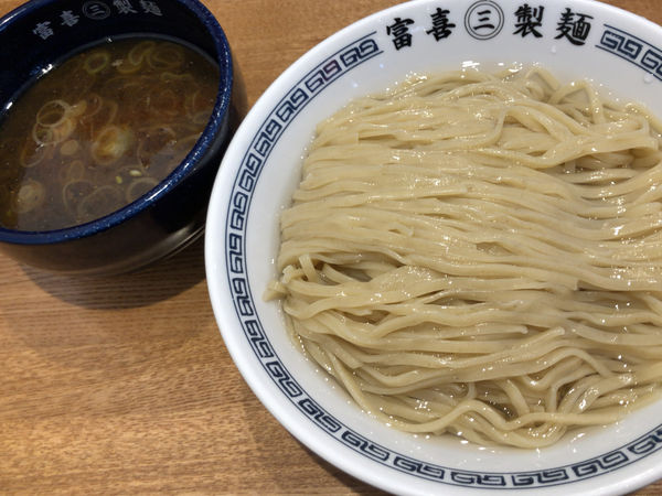 「鰹昆布出汁つけそば(大)」@千葉栄町富喜製麺所の写真