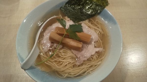 「煮干し中華そば・塩(¥800)」@煮干中華と担々麺 山もとの写真
