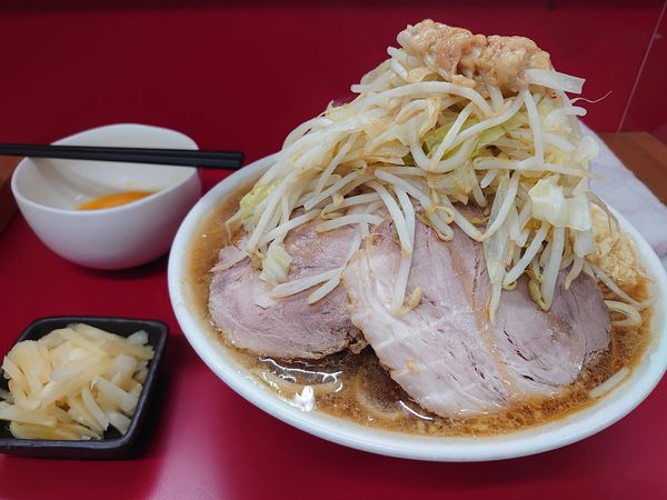 「ラーメン【大】多め」@ラーメン二郎 神田神保町店の写真